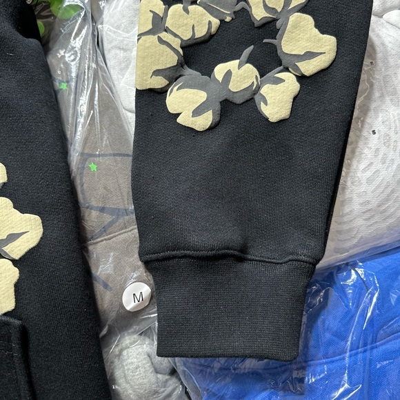 Denim Tears X Cactus Plant Flea Market Cactus Tears Wreath Hoodie - Picture 7 of 8